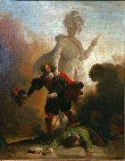 Alexandre-Evariste Fragonard, Don Juan and the statue of the Commander